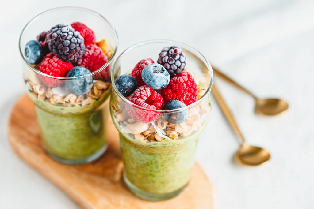 Matcha Chia Seed Pudding