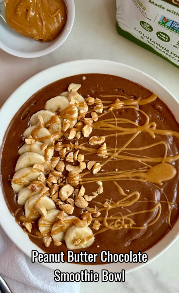 Peanut Butter Chocolate Smoothie Bowl
