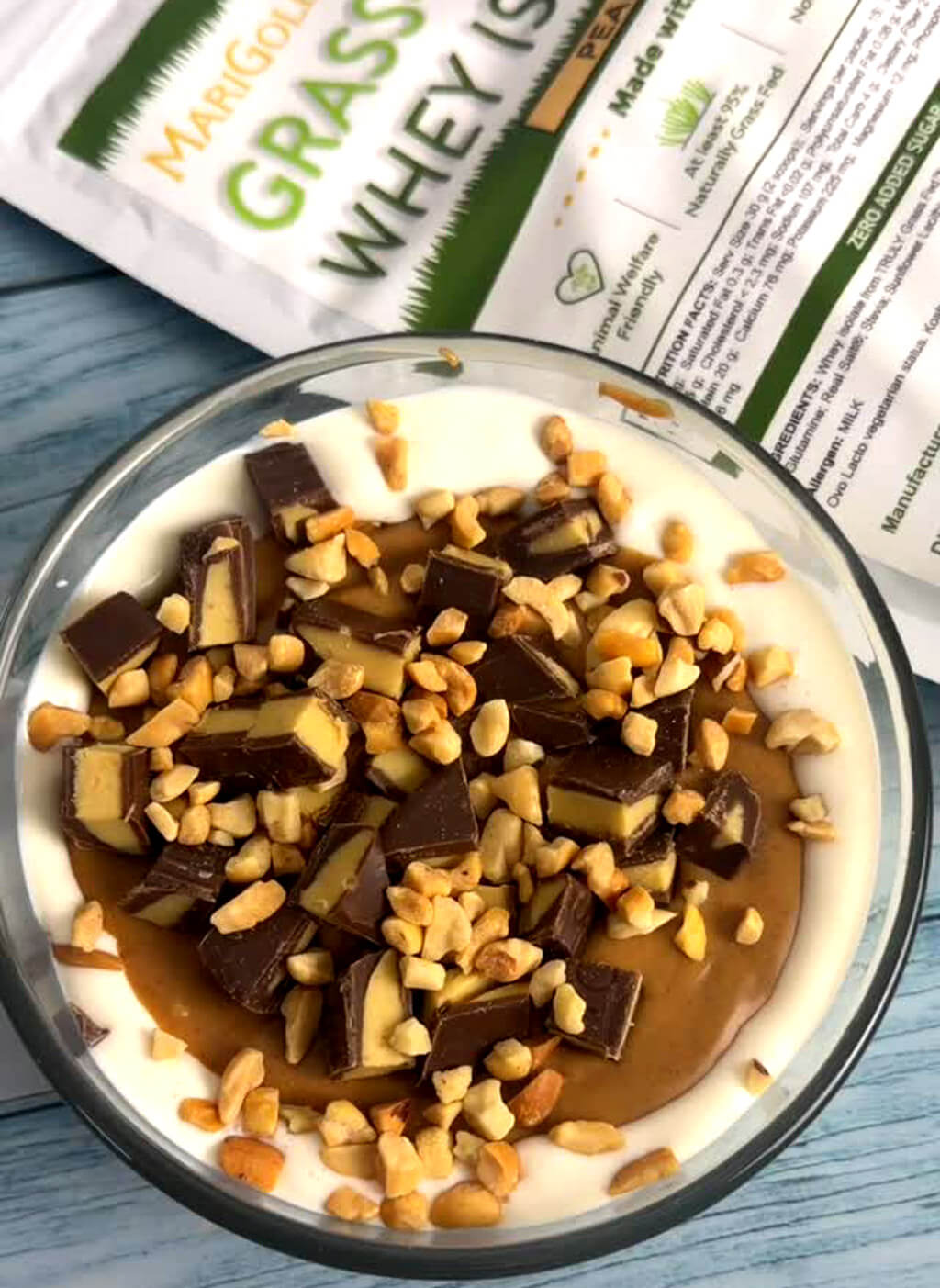 Peanut Butter Cup Cottage Cheese Mousse