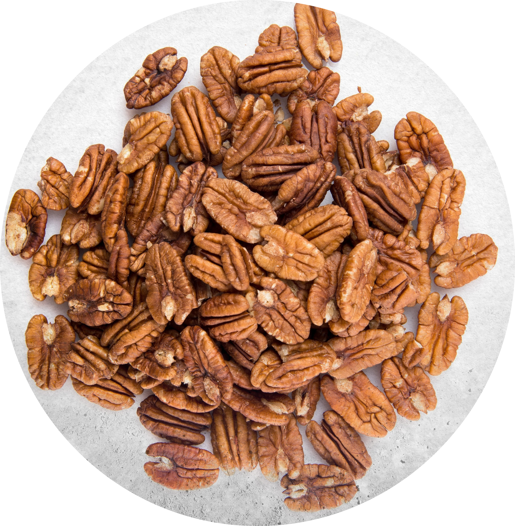 A circle of pecans