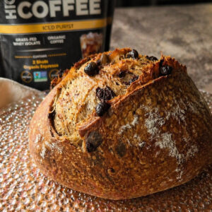 Protein Coffee Chocolate Sourdough