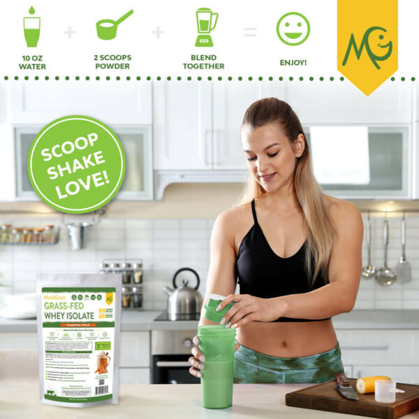 Shake Scoop Love Pumpkin Spice Whey Isolate Protein Powder