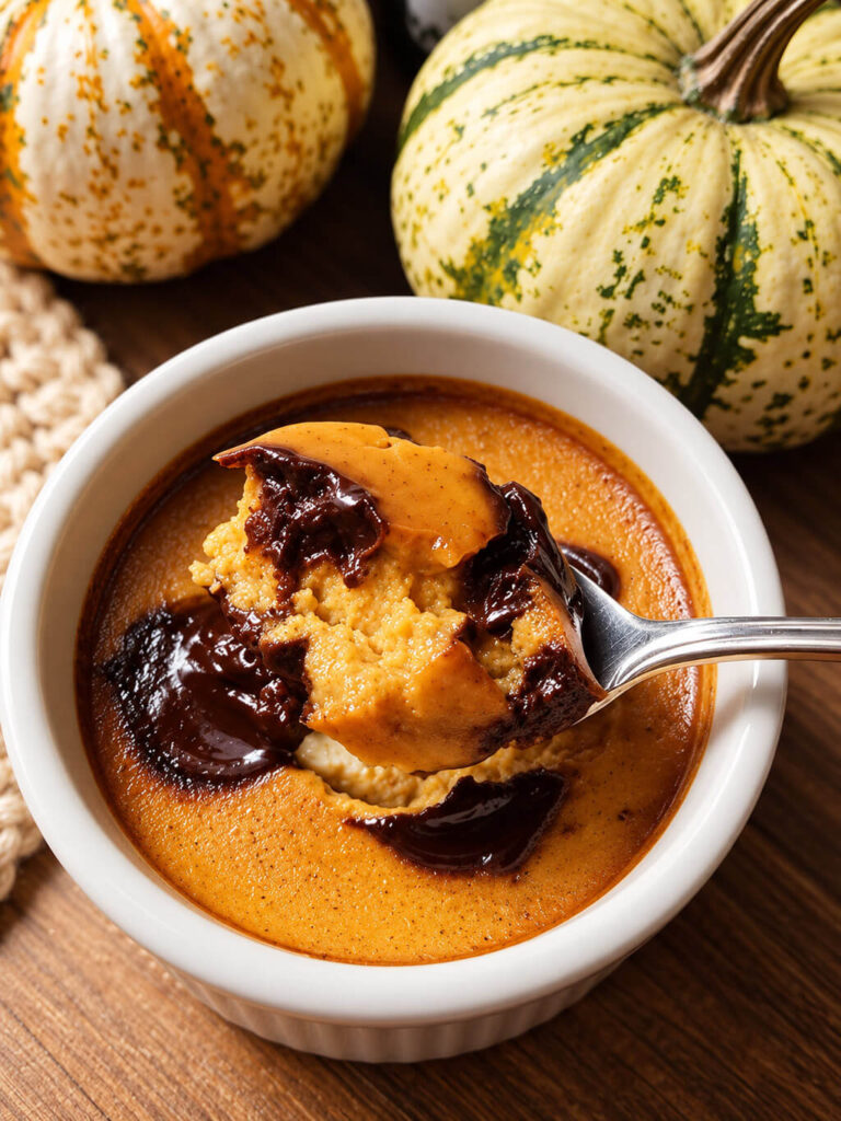 Pumpkin Mocha Swirl Custard