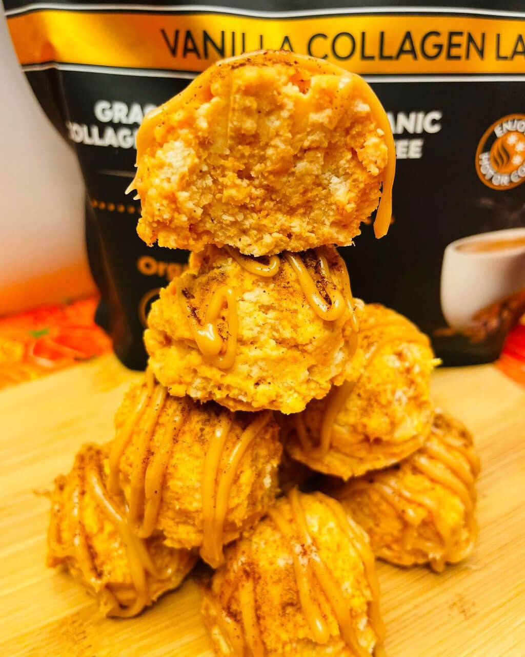 Pumpkin Spice Cheesecake Bites