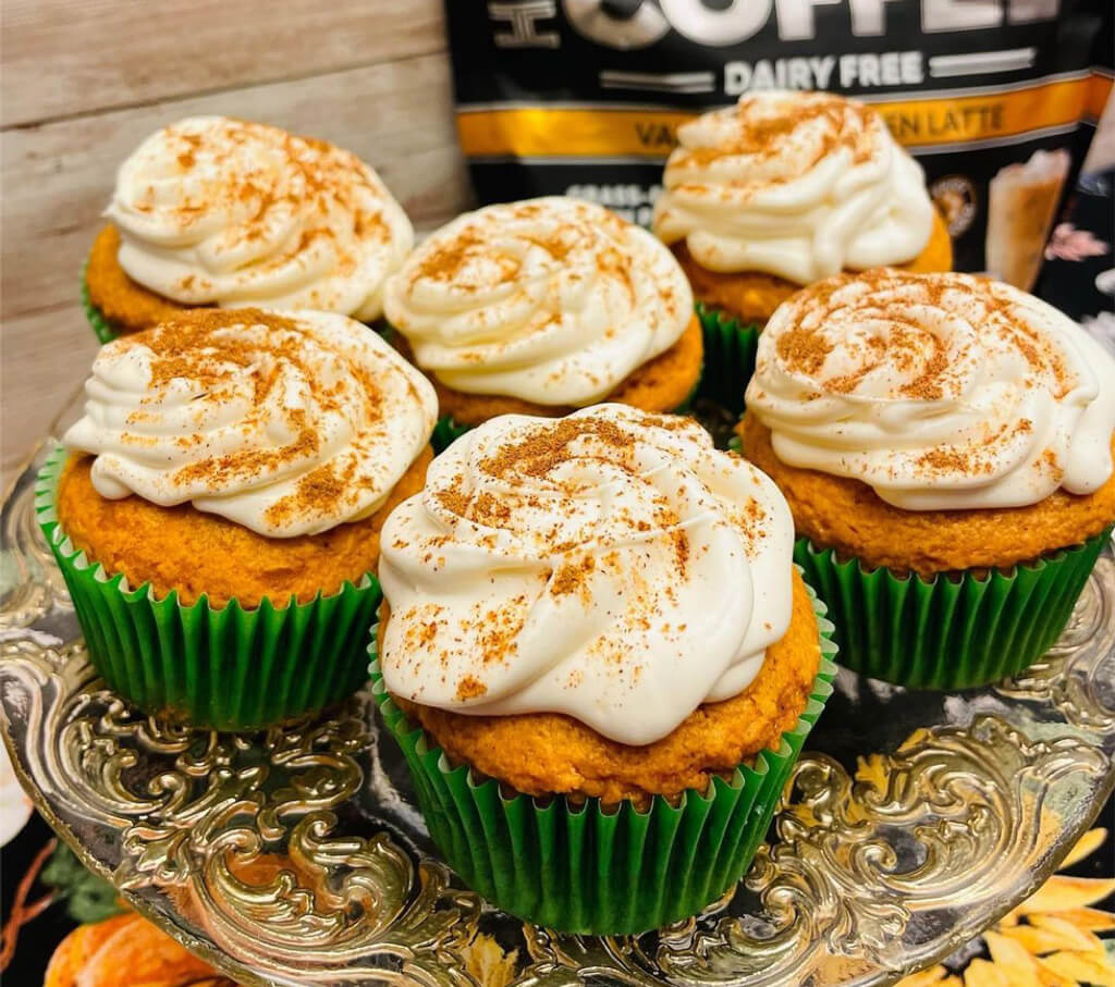 Pumpkin Spice Collagen Latte Muffins