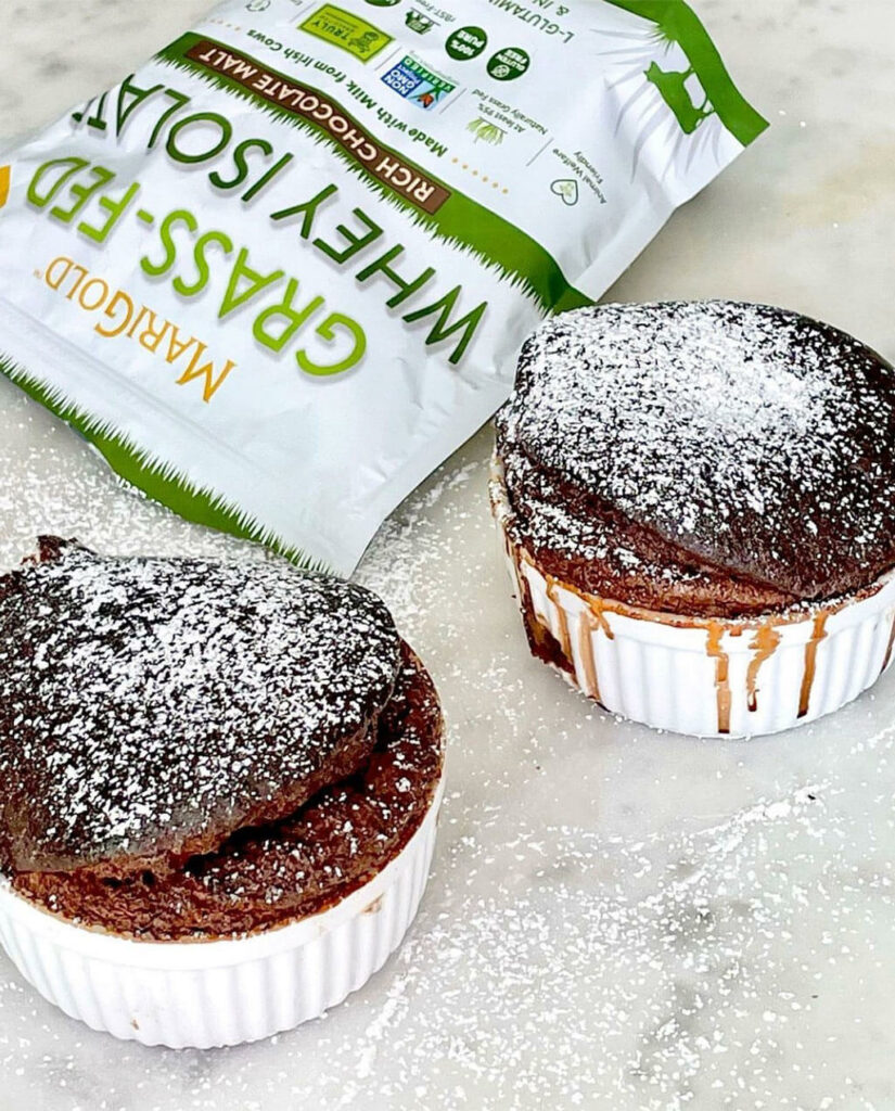 Rich Chocolate Malt Protein Souffle