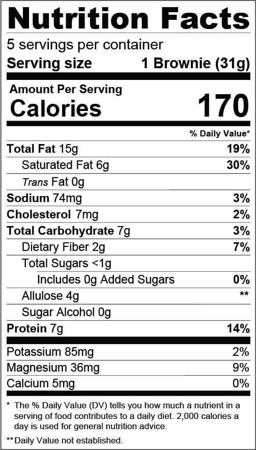 Salted Caramel Crunch Nutrition Facts