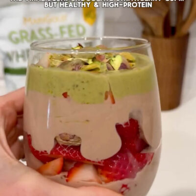 The Dubai Chocolate Strawberry Cup - BUT Healthy & High-protein