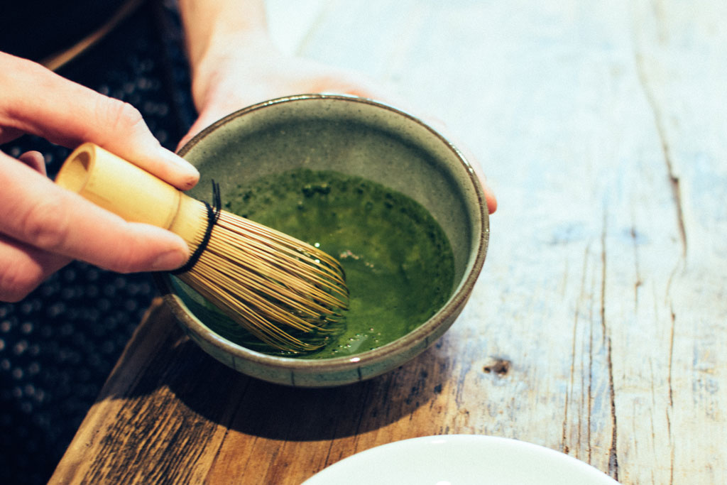 Making Matcha Green Tea