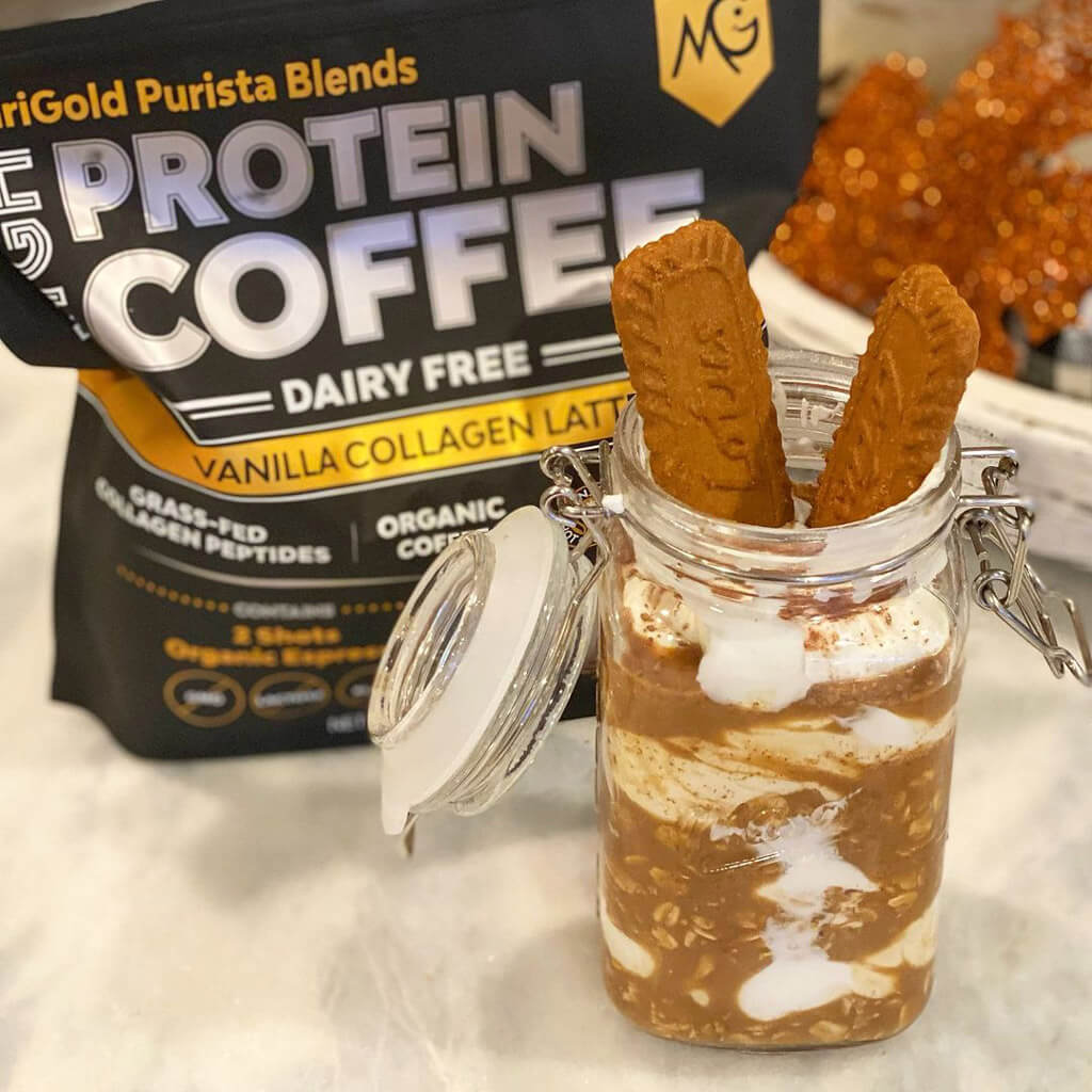 Tiramisu Protein Overnight Oats