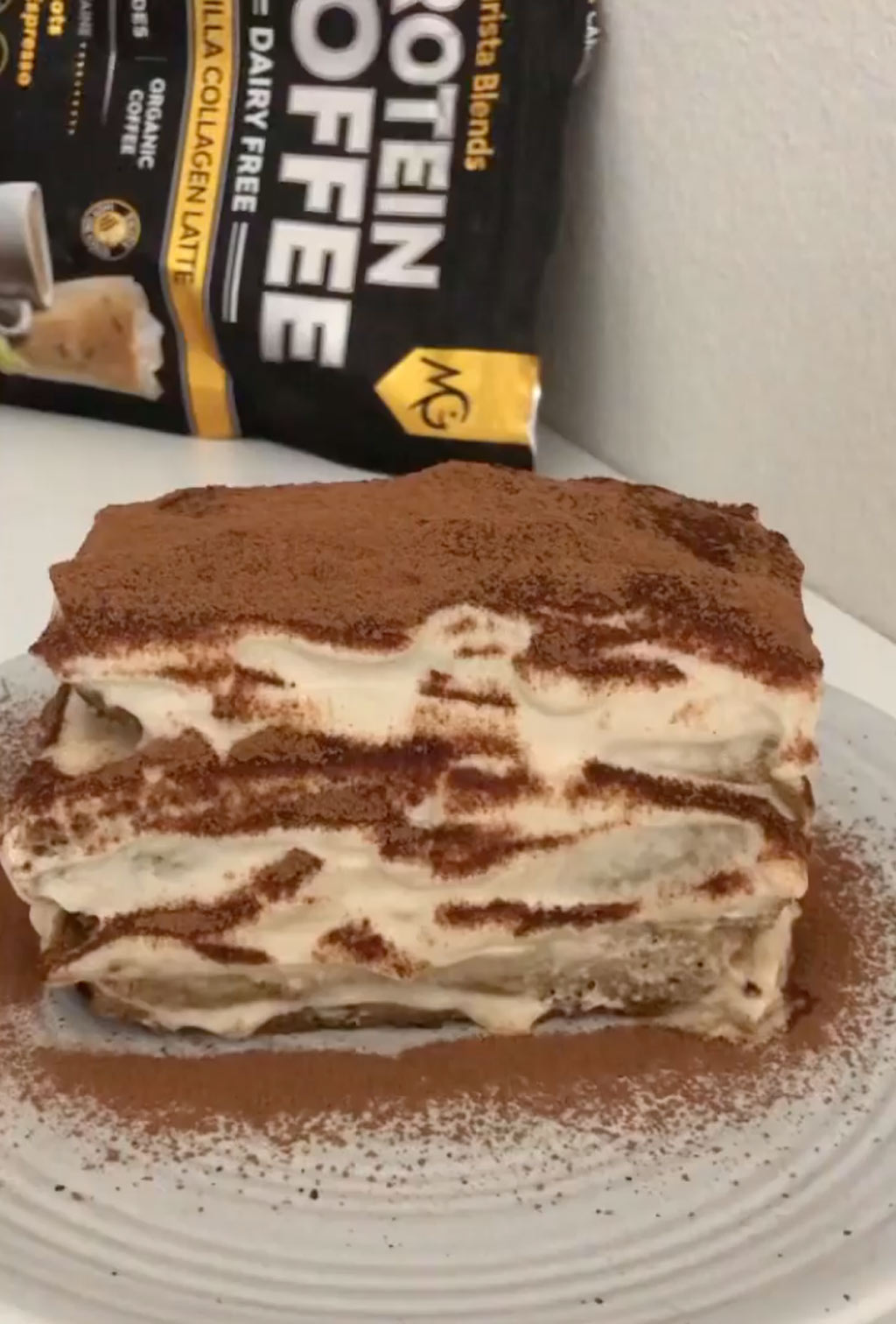 Vanilla Latte Collagen Tiramisu