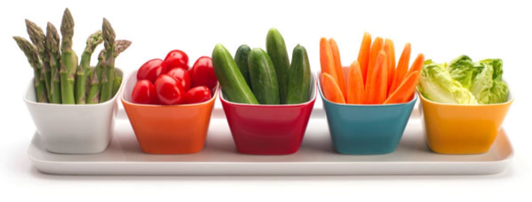 Vegetables in Bowls