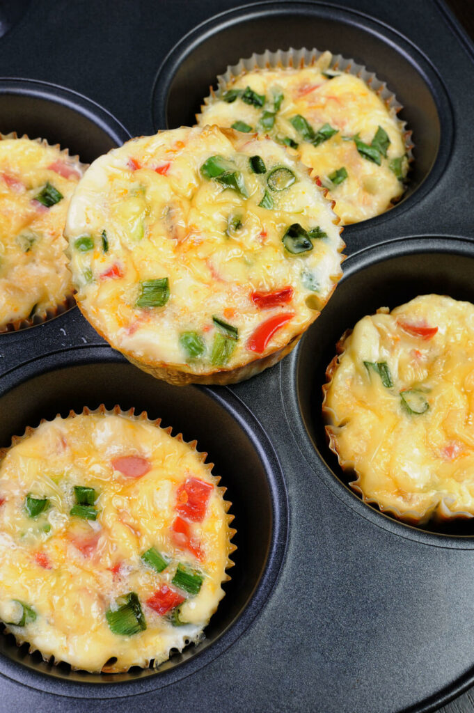 Veggie Protein Frittata Cups