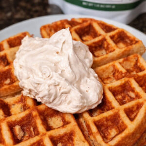 Warm Cinnamon Horchata Waffles
