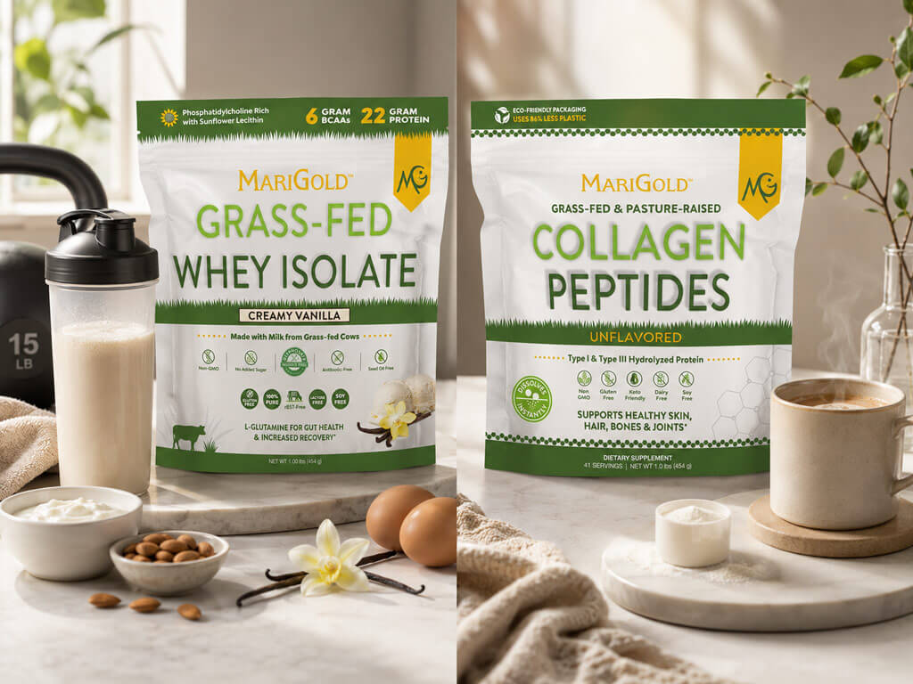 Whey isolate vs collagen peptides